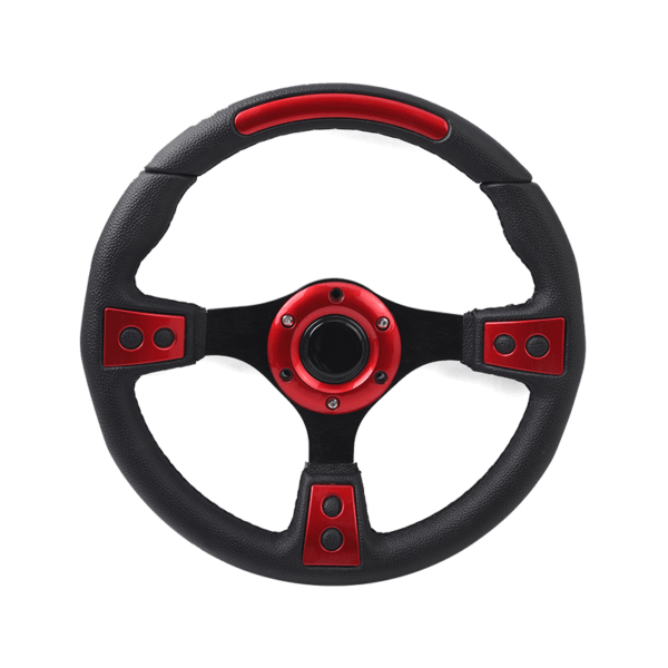 Red steering wheel