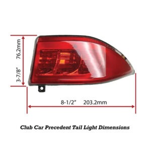 Club Car Precedent Tail Light Replacement RH47643352002